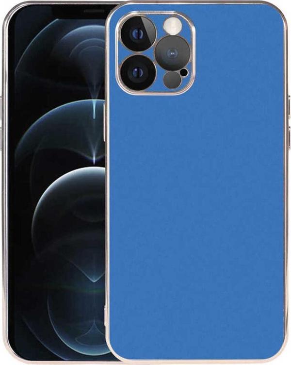 Wenixs İphone 12 Pro Uyumlu Zore Viyana Kılıf-Saks Mavi - Image 1