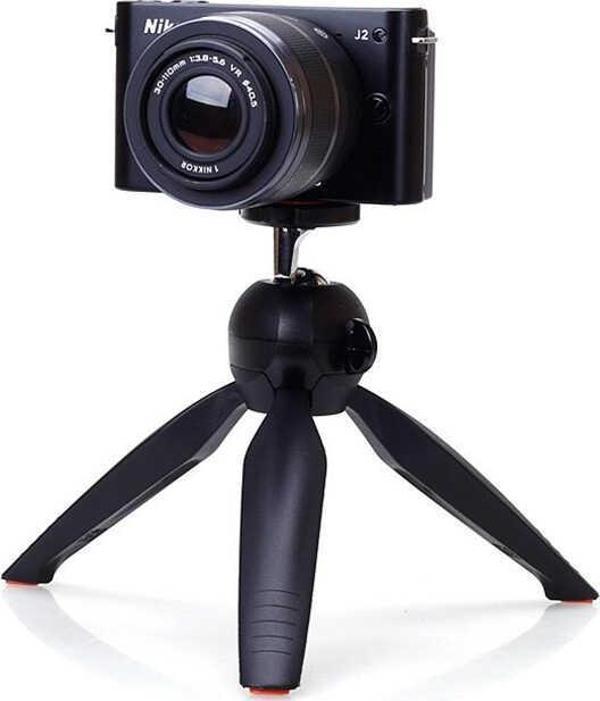 Fuchsia DC-338 Tripod Ayarlanabilir 360° Çok Yönlü Kullanım Hafif Taşınabilir Kaymaz Pedli Tripod - Image 1