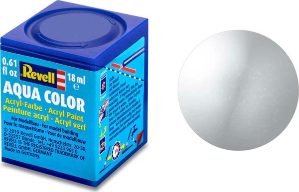 Revell 99 - Aqua Color Metallic Aluminium - Acrylic Boya- 18 ml Kız Erkek Çocuk Oyuncak Eğitici Oyun - Image 1