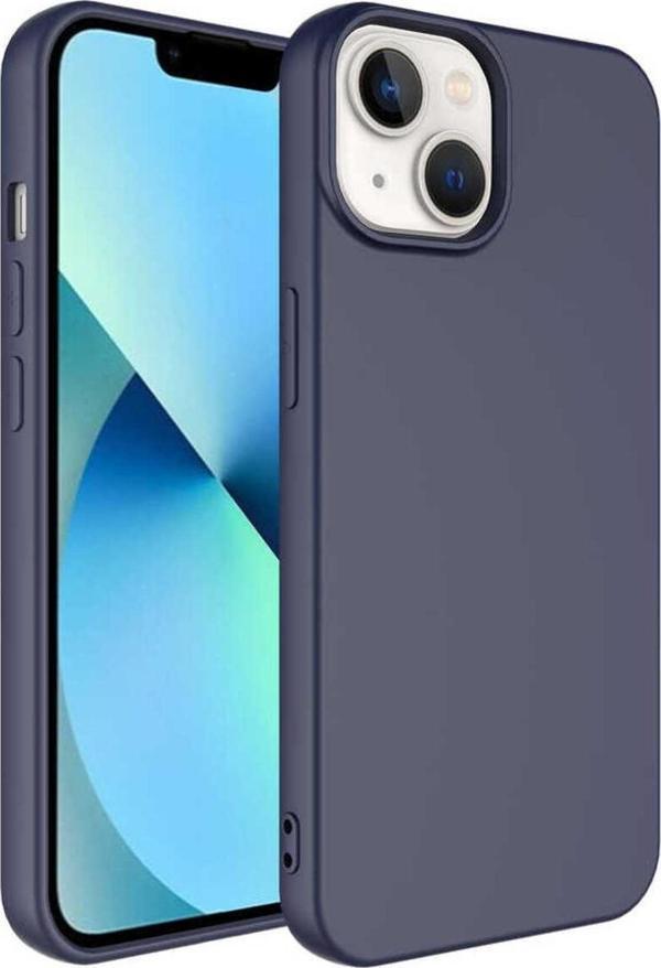 Wenixs İphone 14 Plus Uyumlu Zore Mara Lansman Kılıf-Lacivert - Image 1