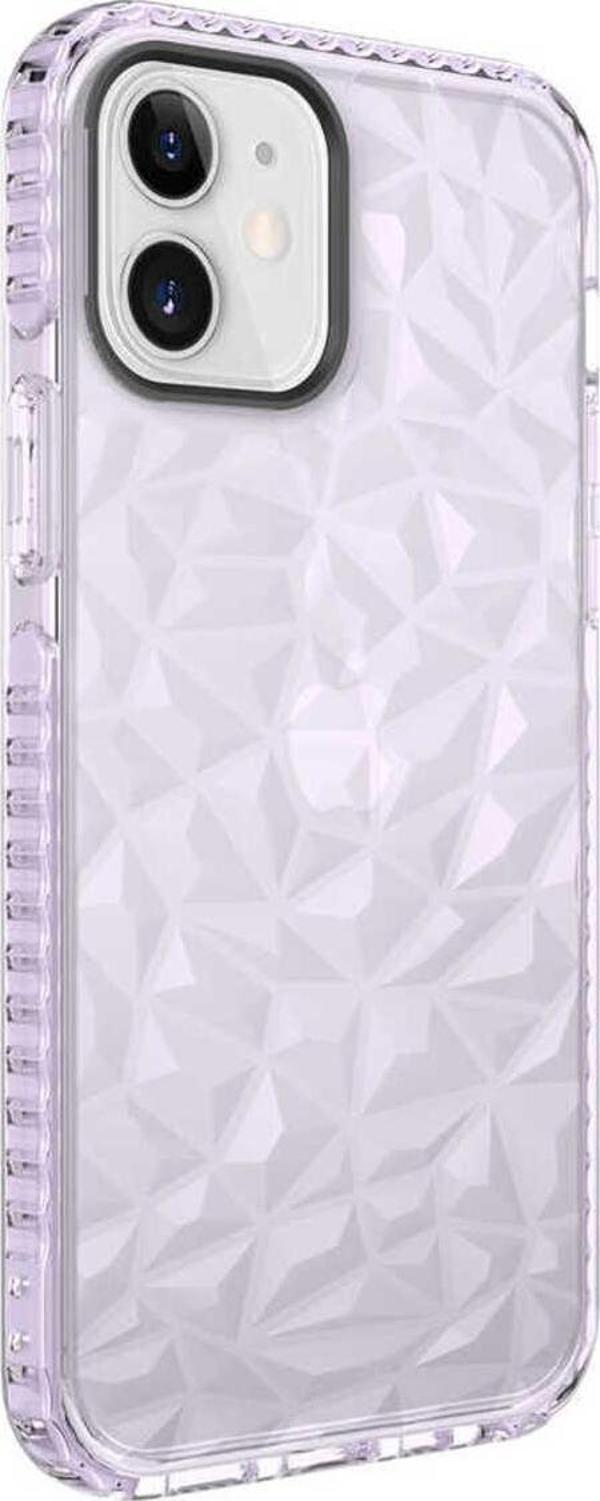 Kılıftech İphone 12 Uyumlu Zore Buzz Kılıf-Mor - Image 1
