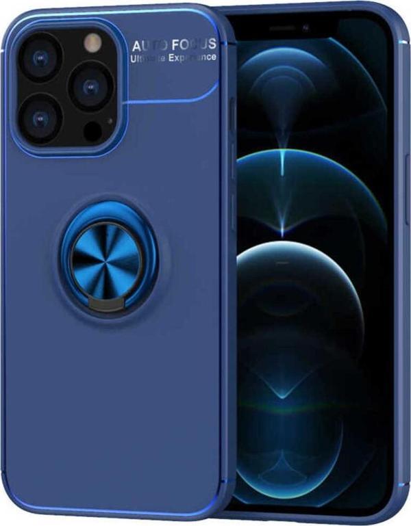Zore İphone 13 Pro Uyumlu Ravel Silikon Kılıf-Mavi - Image 1