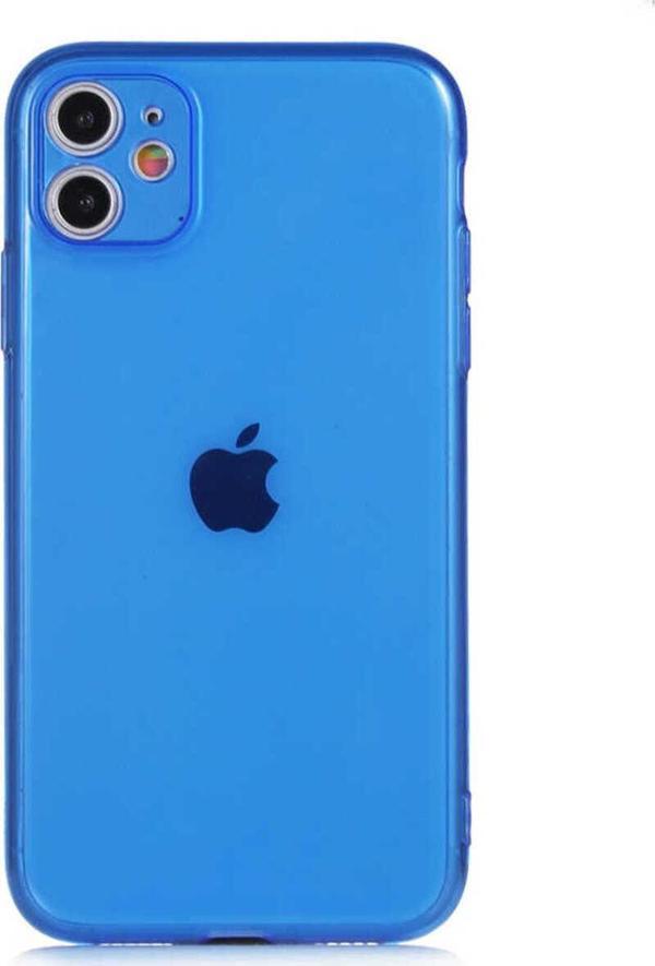 Zore İphone 11 Uyumlu Mun Silikon-Lacivert - Image 1