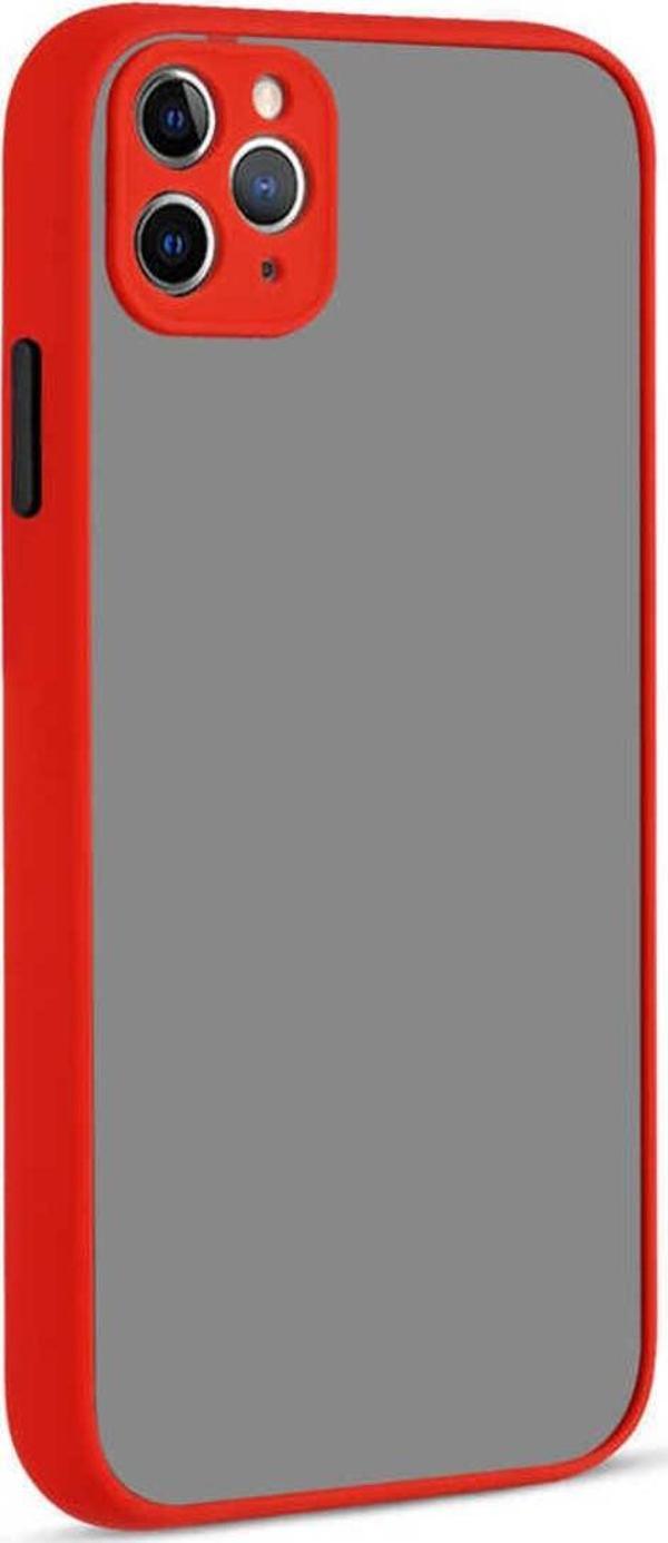 Kılıftech İphone 11 Pro Max Uyumlu Zore Hux Kılıf-Kırmızı - Image 1