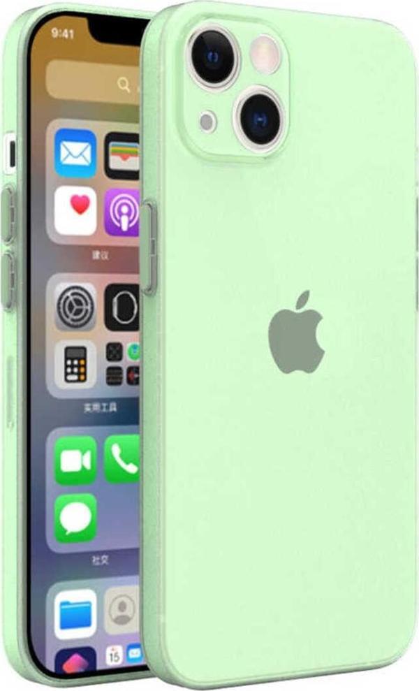 Zore İphone 13 Uyumlu  Tiny Kılıf-Açık Yeşil - Image 1