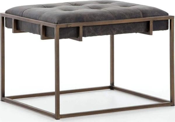 Mood Tekli Metal Ayaklı Dekoratif Puf Bench - Image 1