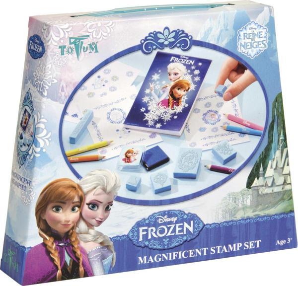 Disney Frozen Damga Seti Kız Erkek Çocuk Oyuncak Eğitici Oyuncaklar - Image 1