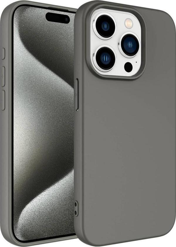 Zore İphone 15 Pro Max Uyumlu Lsr Lansman Kılıf-Titanyum - Image 1