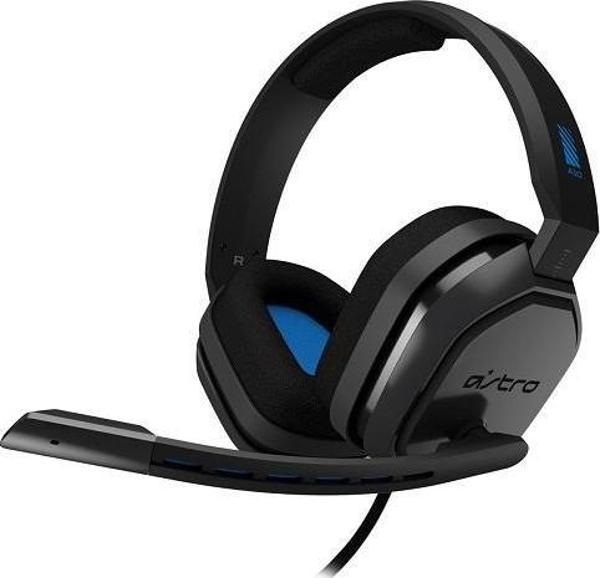 Logitech Astro A10 Flexible Kablolu Mikrofonlu Mavi Kulak Üstü Oyuncu Kulaklığı - Image 1