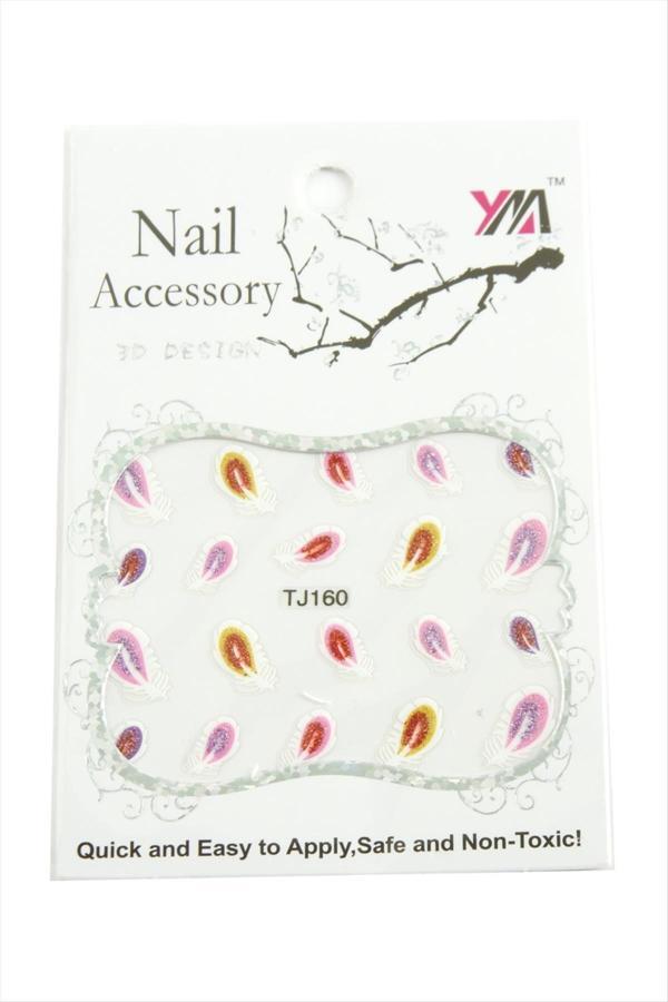 Avior Collection Yaprak Tırnak Aksesuarı Tattoo Sticker - Image 1