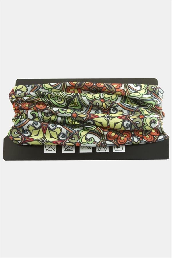 Avior Collection Çiçek Desenli Baff Boyunluk - Image 1