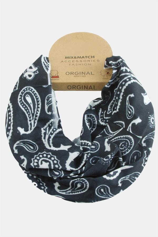 Avior Collection Çini Desenli Bandana Boyunluk - Image 1