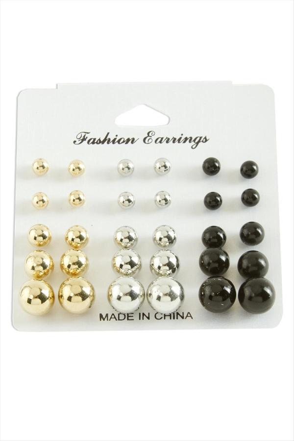 Avior Collection Kartlı İnci Küpe 30 Adet - Image 1