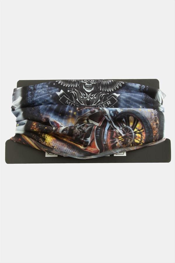 Avior Collection Motorcu Desenli Baff Boyunluk - Image 1