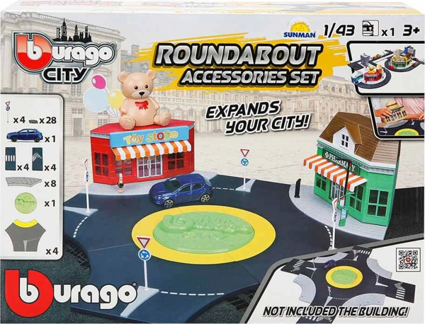 Burago City Garaj Seti Kız Erkek Çocuk Oyuncak Eğitici Oyuncaklar - Image 1