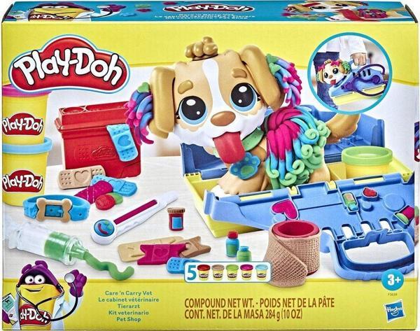 F3639 Play-Doh Veteriner Seti +3 yaş Kız Erkek Çocuk Oyuncak Eğitici Oyuncaklar - Image 1