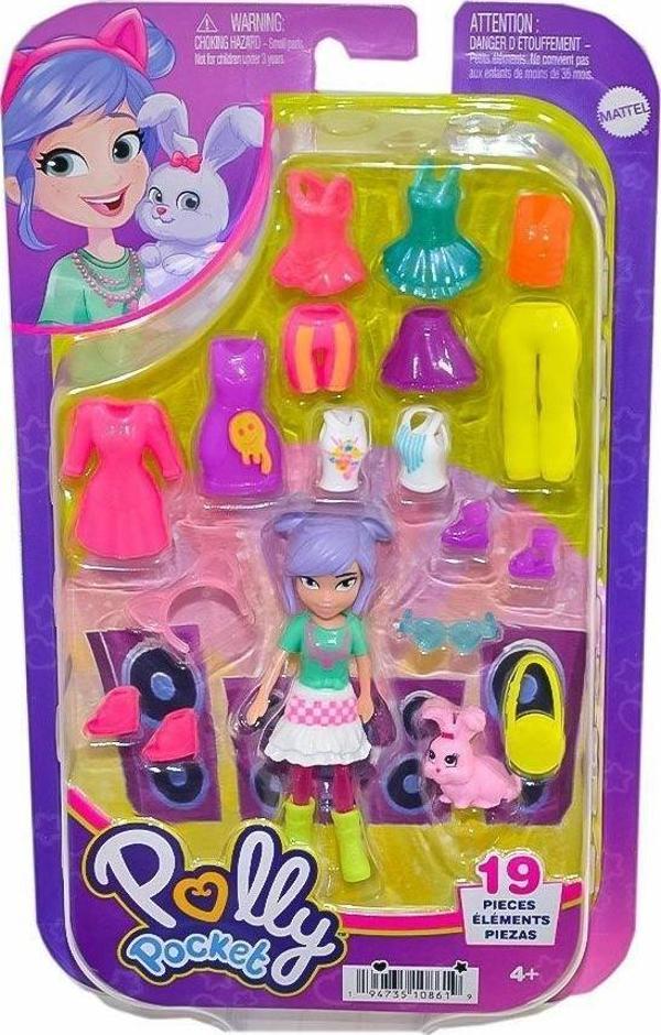 HKV88 Polly Pocket Farklı Kombin Eğlencesi -1adet stokta olan gönderilir Oyun Setleri-Mattel Kız Erk - Image 1