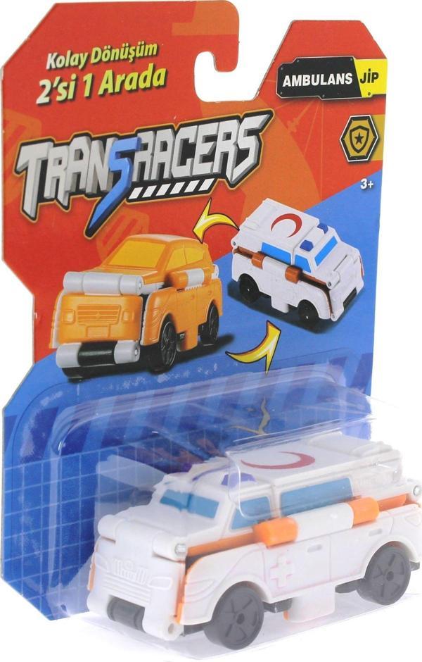 Transracers Dönüşen Arabalar Ambulans / Jip Kız Erkek Çocuk Oyuncak Eğitici Oyuncaklar - Image 1