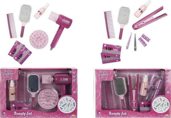 GÜZELLİK SETİ SAÇ/TASARIMI SES/IŞIK -SUN Kız Erkek Çocuk Oyuncak Eğitici Oyuncaklar - Image 1