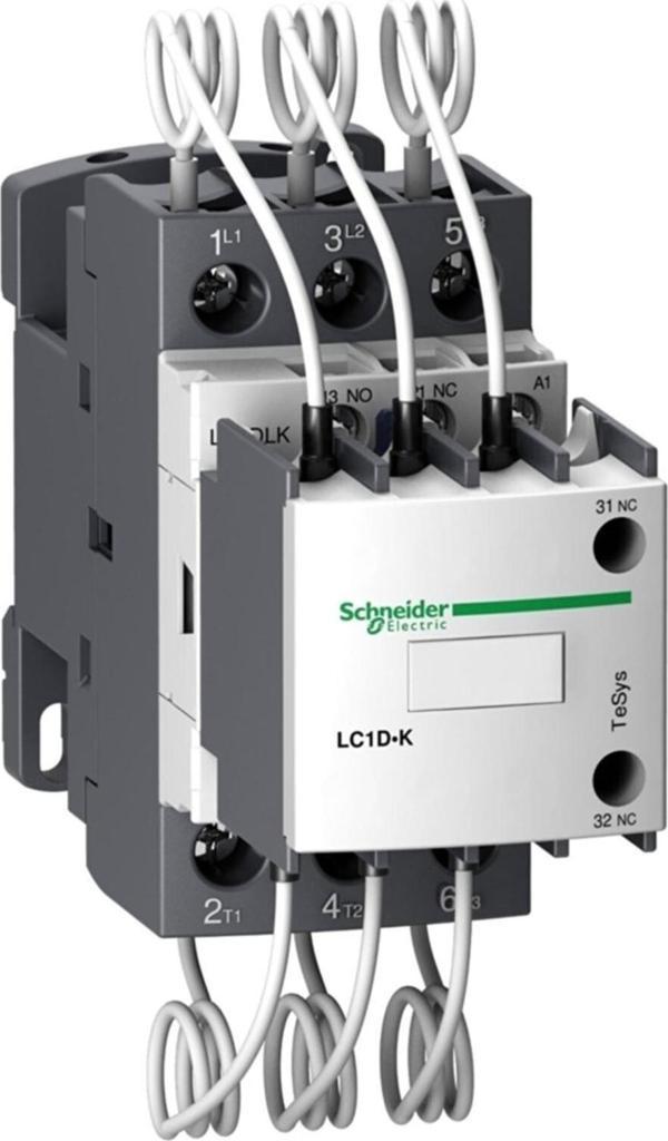Schneider Electric Schneider Lc1Dlkm7, Kondansatör Kontaktörü, 20 Kvar, 1Na-2Nk, 220 Volt Ac - Image 1