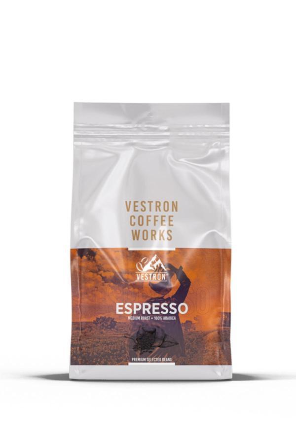 Vestron Espresso Medium Roast Etna Blend 500Gr Çekirdek Kahve %100 Arabica - Image 1