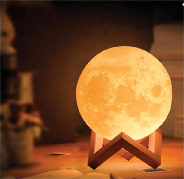 Petrix Moon 3D Dekoratif Led Aydınlatma 15 Cm Pd452 - Image 1