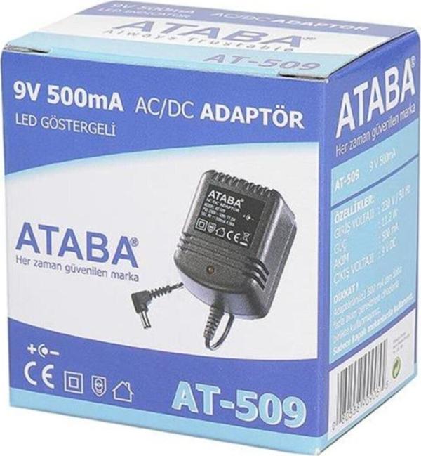 Ataba Technomax 11.2W, 9V 500Mah Telefon Adaptörü - Image 1