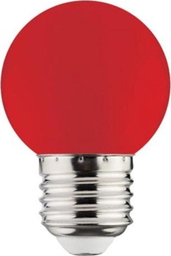 Mikasso Global 1W Kırmızı Led Gece Lambası Knl 380 - Led Ampul - 1 Watt - Beyaz - Image 1