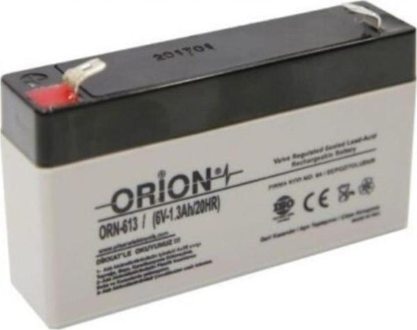 Orion 6V 1.3 Ah Kuru Bakımsız Akü - Image 1