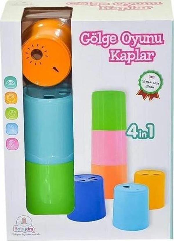 4İN 1 GÖLGE OYUNU KAPLAR BRL Kız Erkek Çocuk Oyuncak Eğitici Oyuncaklar - Image 1