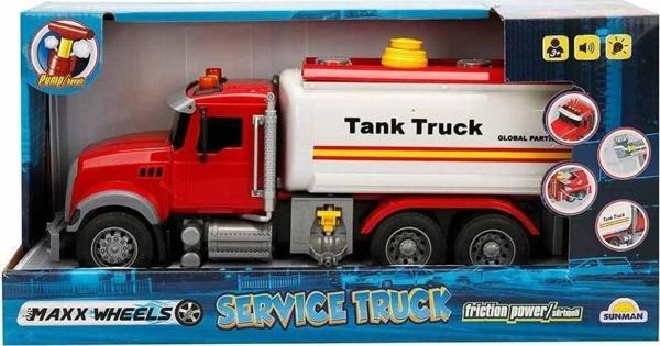 Maxx Wheels Sesli ve Işıklı İtfaiye Araçları Kız Erkek Çocuk Oyuncak Eğitici Oyuncaklar - Image 1