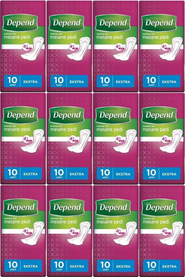Depend Mesane Pedi Kadın Ekstra 120 Adet - Image 1