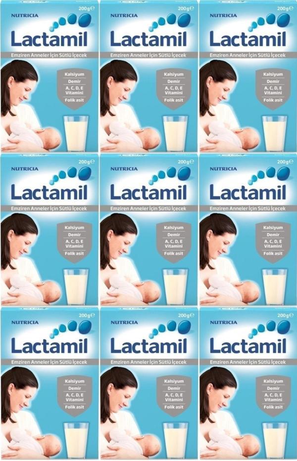 Nutrıcıa Lactamil 200GR (Emziren Anneler İçin Sütlü İçeçek) (9 Lu Set) - Image 1