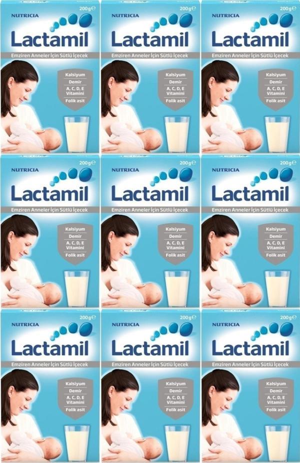 Nutrıcıa Lactamil 200GR (Emziren Anneler İçin Sütlü İçeçek) (9 Lu Set) - Image 1