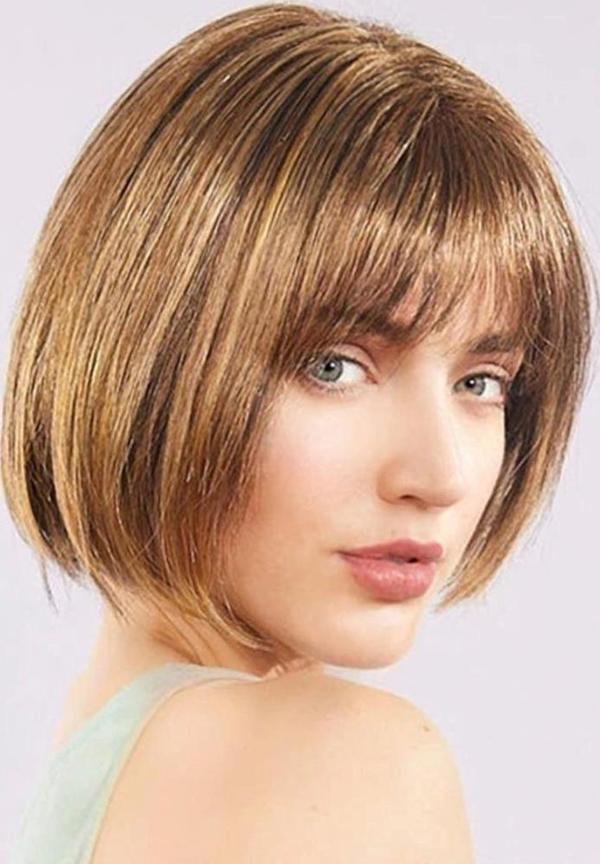 Nessiworld Açık Kahverengi Küt Parti Peruk Küt Saç - Image 1