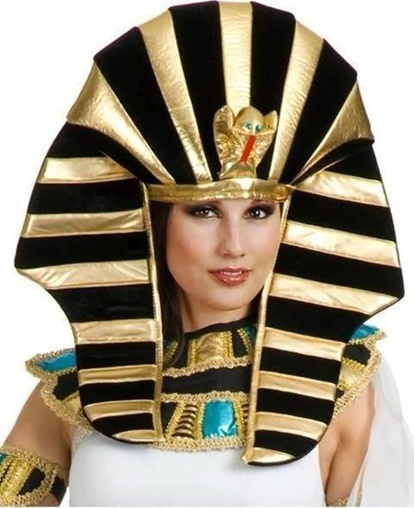 NessiWorld Mısırlı Tutankamon Şapkası Kobra Yılan Figürlü - Image 1