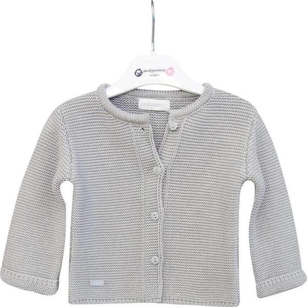 Nessiworld    AC24333 Basic Bebe Ceket Grey Melange - Image 1