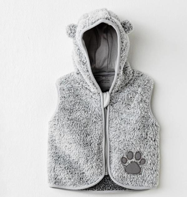 Nessiworld Andywawa AC26026 Keep Smiling Yelek Grey - Image 1