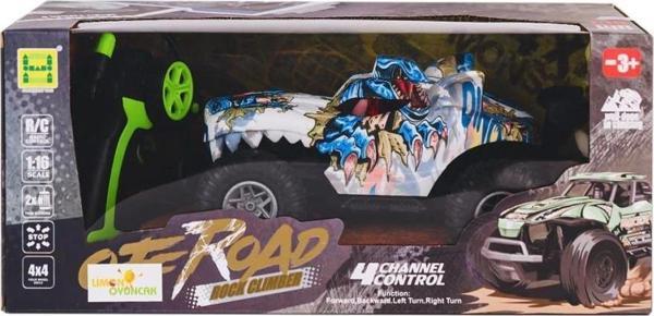 Nessiworld SH091-503B Kumandalı Şarjlı Off Road Canavar Rock Climber 4x4 -Limon Oyuncak - Image 1