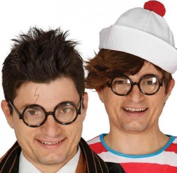 NessiWorld SiyahÇerçeveliNumarasızCamlıÖğrenciŞakaGözlüğü1Adet - Image 1