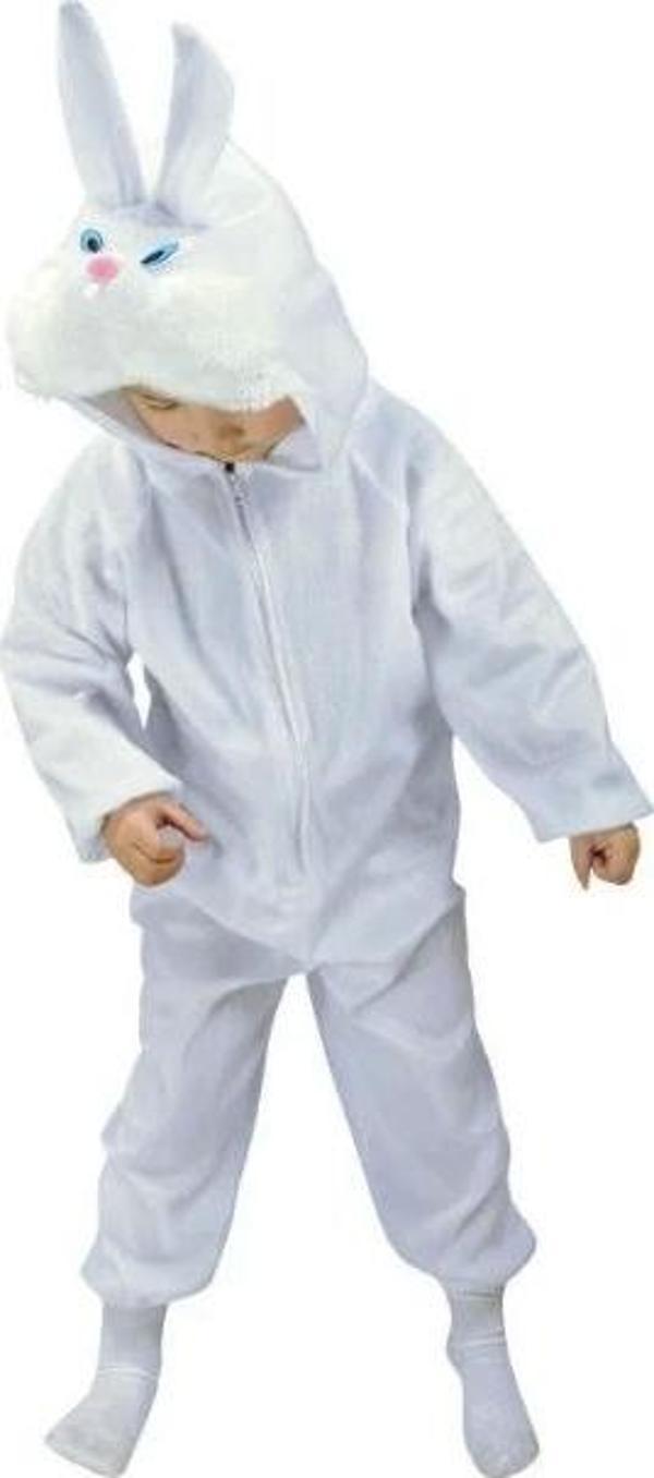 Nessiworld Çocuk Tavşan Kostümü Beyaz Renk 2-3 Yaş 80 cm - Image 1