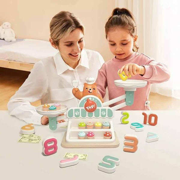 Eğitici Oyuncak 3904 SUN-Tahta Bultak Saat Kız Erkek Çocuk Eğitici - Image 1