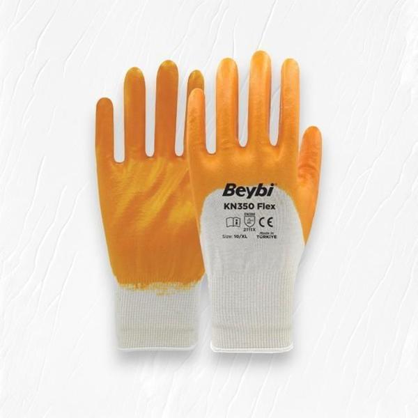 Beybi Pamuk Nitril KN350 Flex Eldiven 10 Beden - Image 1