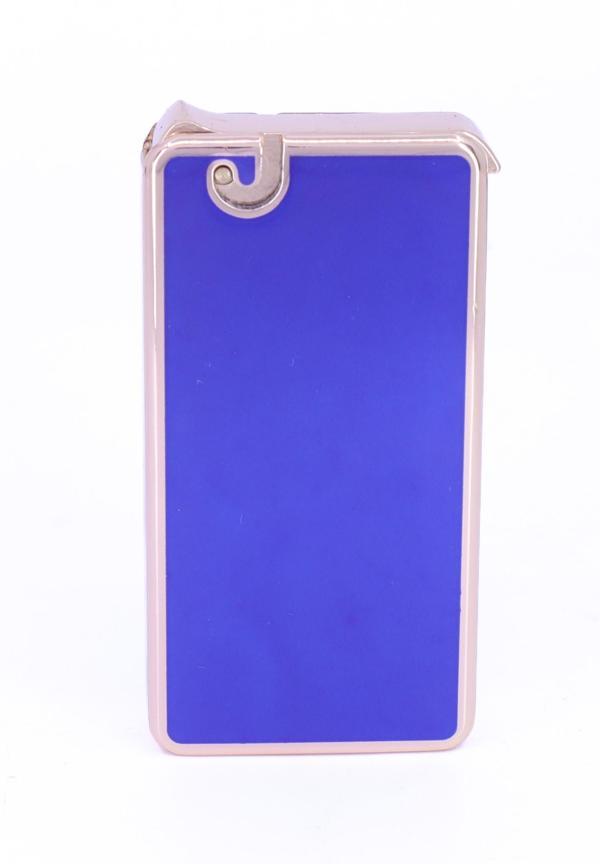 Metal Kasa Çakmak Mum Alev - Soft Flame - Mor - Image 1