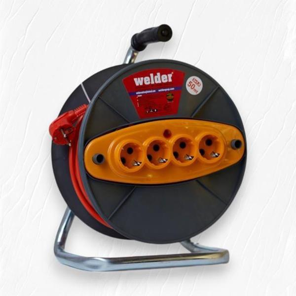 Welder Makaralı Uzatma Kablo 3x1,5mm 50 mt - Image 1