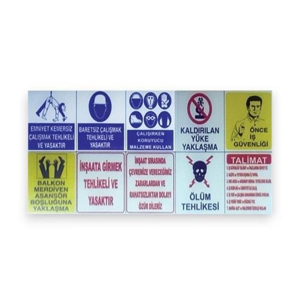 İkaz Levhası 35x25cm 10'lu paket - Image 1
