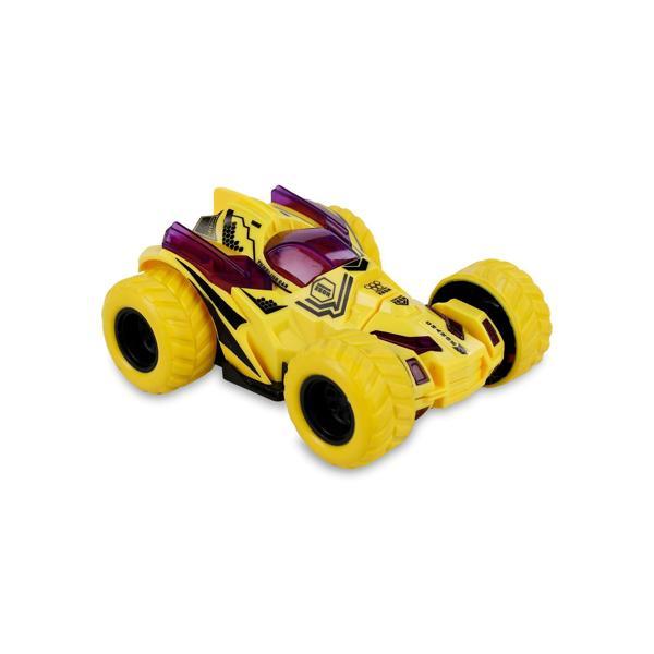 360 Derece Dönebilen Sürtmeli Akrobasi Arabası/Stunt Car - Sarı - Image 1
