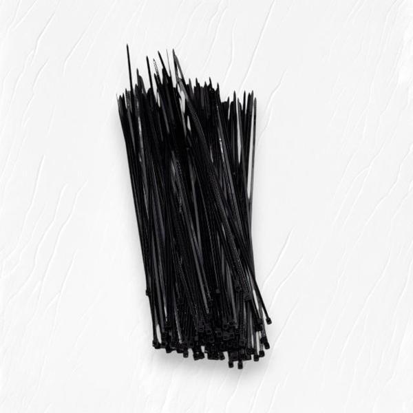 Zenith Kablo Bağı Klips Plastik Kelepçe 3,6x250 mm Siyah 100 adet - Image 1