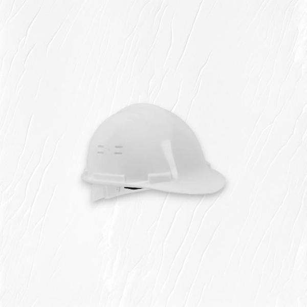 Essafe GE-1540 Hava Delikli Kulaklık Takılabilir Baret Beyaz - Image 1