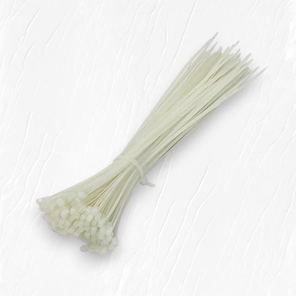Zenith Kablo Bağı Klips Plastik Kelepçe 3,6x250 mm Beyaz 100 adet - Image 1